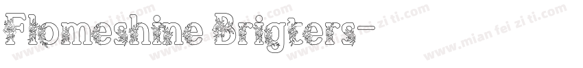 Flomeshine Brigters字体转换
